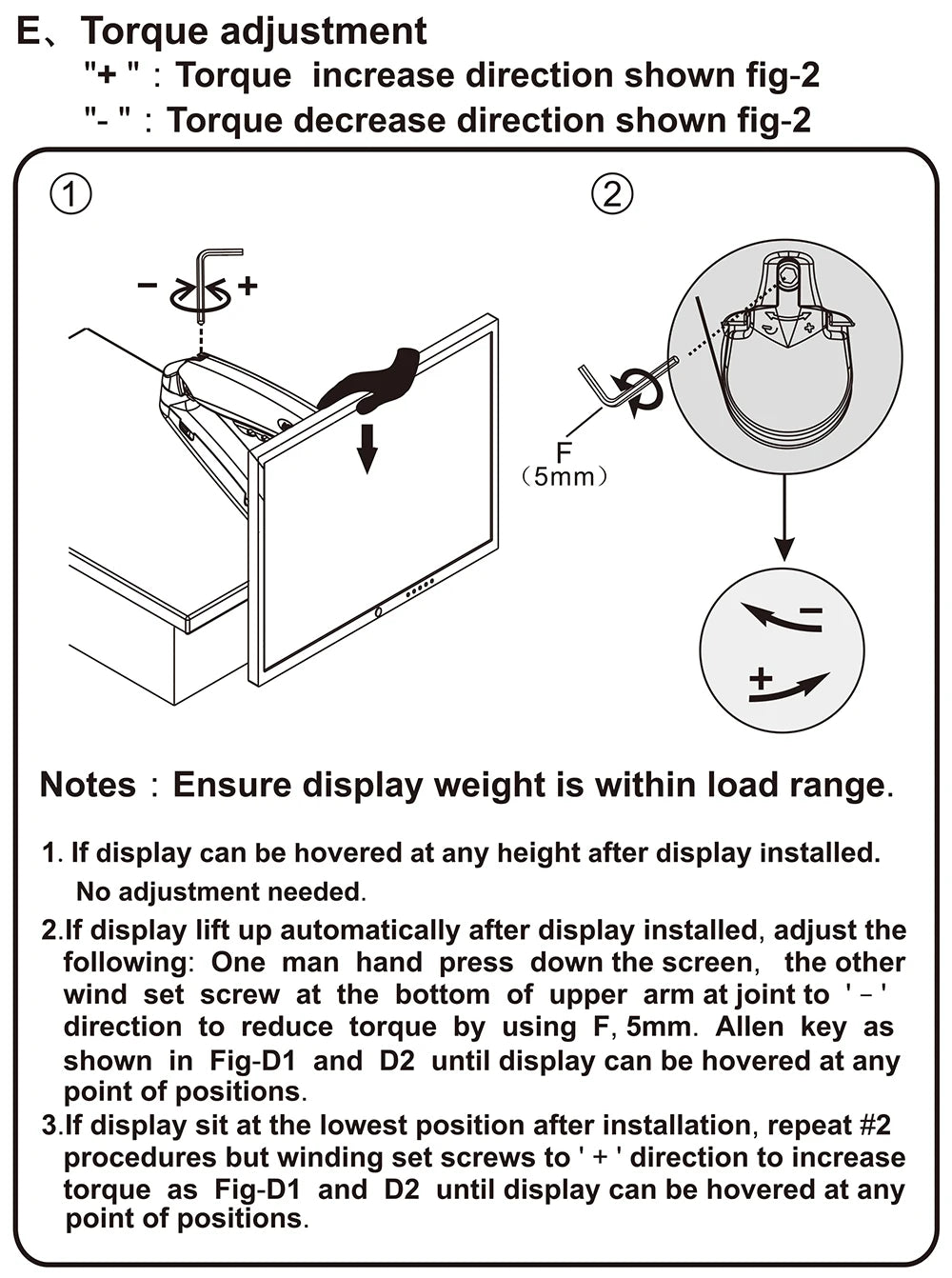 NB F80 Desktop Gas Spring 17-30" LCD LED Monitor Holder Mount Arm Full Motion Display Stand Loading 2-9 Kgs