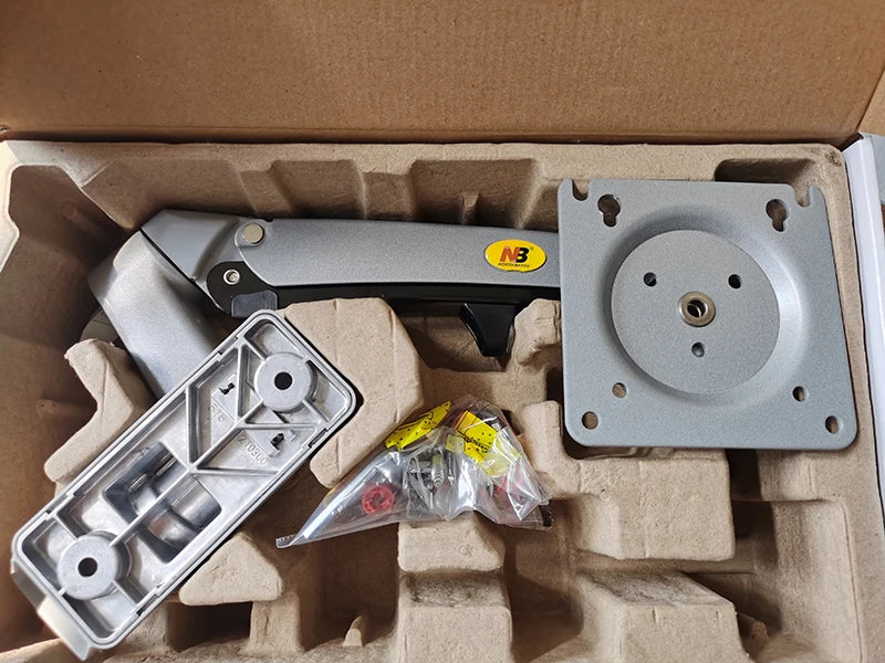 New NB F150 Gas Spring 24-35 inch LED TV Wall Mount Monitor Holder Ergonomic Mount Arm Max. VESA 100*100mm Loading 3-12kgs