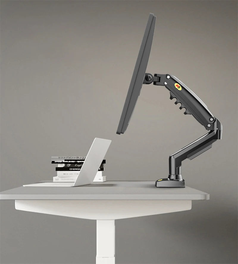 NB F80 Desktop Gas Spring 17-30" LCD LED Monitor Holder Mount Arm Full Motion Display Stand Loading 2-9 Kgs
