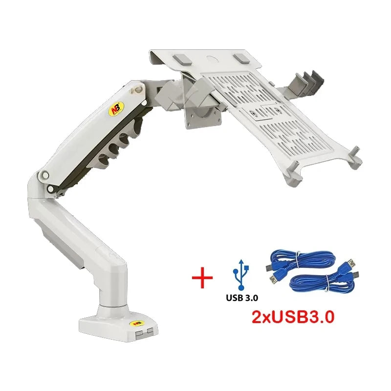 2 in 1 NB NEW F80 + FP-2 for 17-30" Monitor + 10"-17" laptop desktop Holder notebook computer mount stand laptop clamp