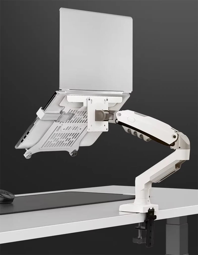 2 in 1 NB NEW F80 + FP-2 for 17-30" Monitor + 10"-17" laptop desktop Holder notebook computer mount stand laptop clamp