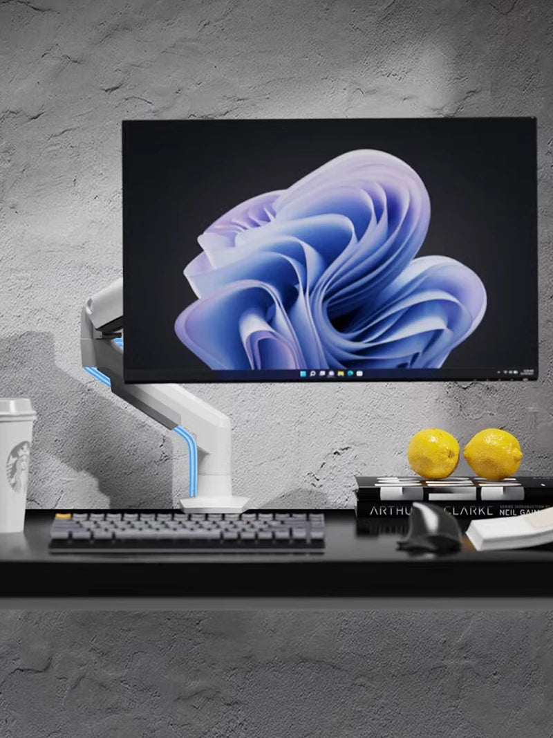 NB F80 Desktop Gas Spring 17-30" LCD LED Monitor Holder Mount Arm Full Motion Display Stand Loading 2-9 Kgs
