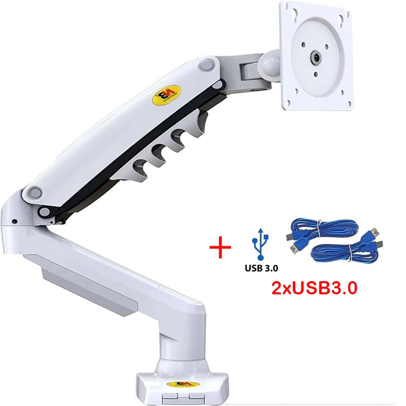 NORTH BAYOU F80 Gas Spring 17-30 inch Desktop LED LCD Monitor Mount Holder Arm Ergonomic Gas Strut Flexi Mount Load 2~9kgs