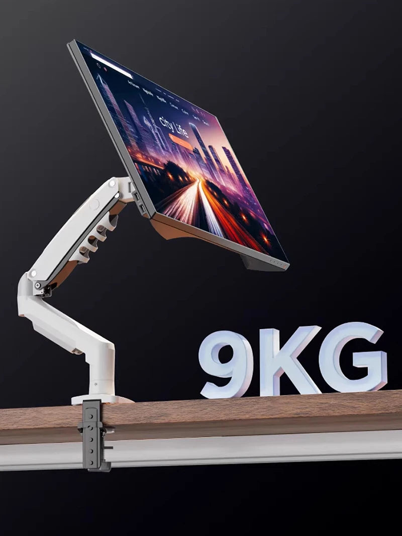 NB F80 Desktop Gas Spring 17-30" LCD LED Monitor Holder Mount Arm Full Motion Display Stand Loading 2-9 Kgs