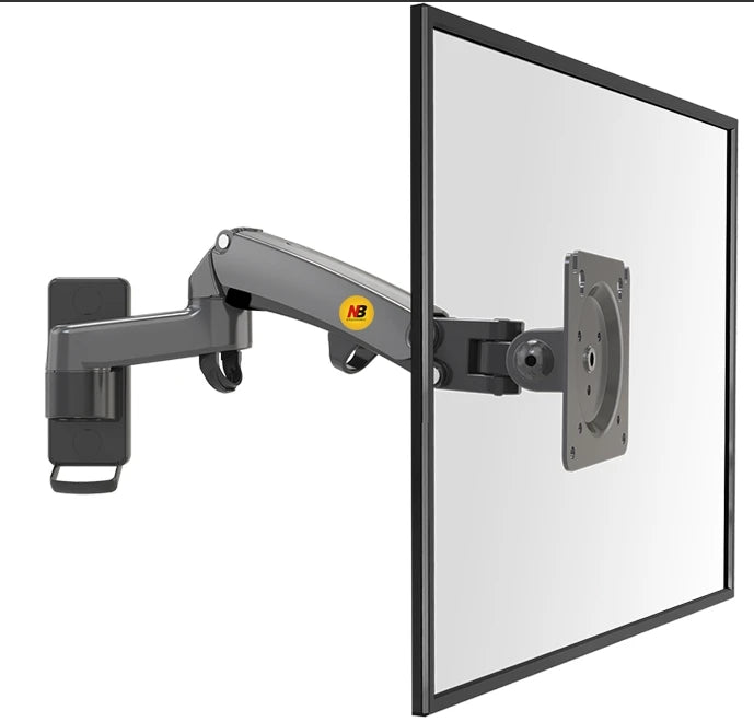 New NB F150 Gas Spring 24-35 inch LED TV Wall Mount Monitor Holder Ergonomic Mount Arm Max. VESA 100*100mm Loading 3-12kgs